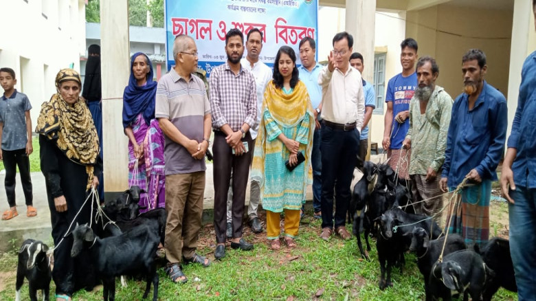পানছড়িতে ২৫ জন জেলের মাঝে বিকল্প কর্মসংস্থানের জন্...