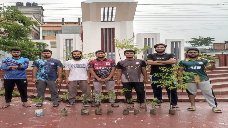 ৫ম ধাপে উন্নত মম শির,যবিপ্রবি-র বৃক্ষরোপণ কর্মসূচি...
