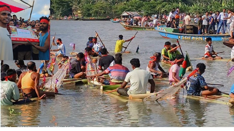 বৈঠাকাটা ভাসমান বাজারে উৎসবের আমেজ: বেলু